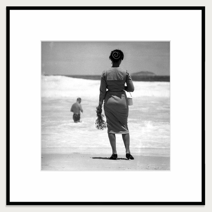 Woman on Copacabana beach, 1957