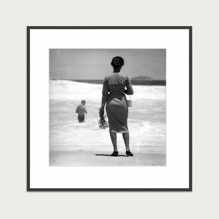 Woman on Copacabana beach, 1957